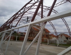 Balloon gym in the estate Nikola Tesla and in the village Novo Selo